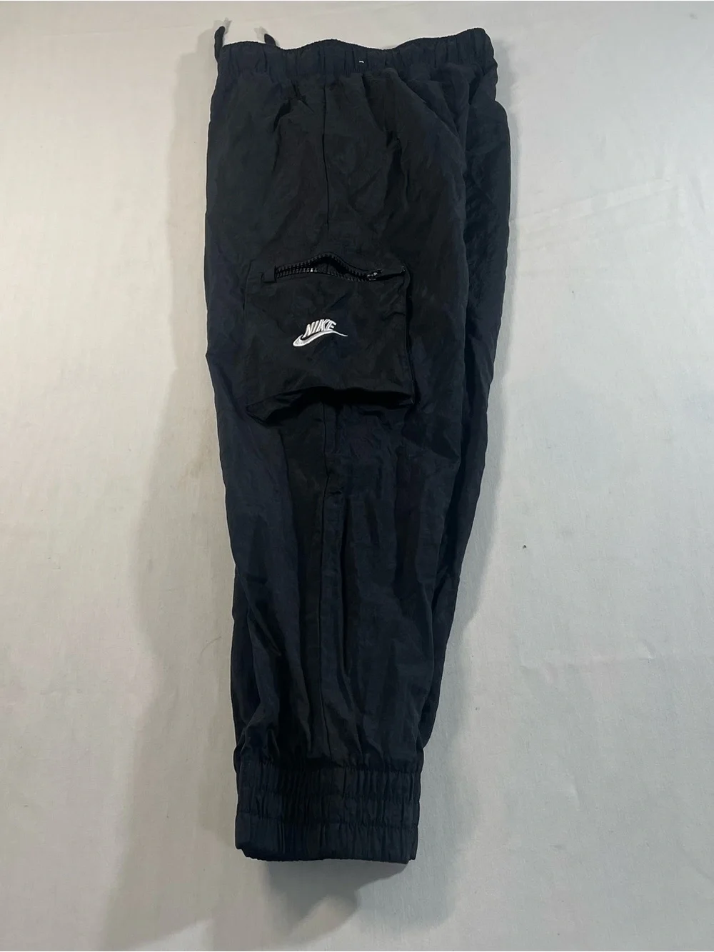 Nike Black Kids Cargo Joggers with Elastic Cuffs